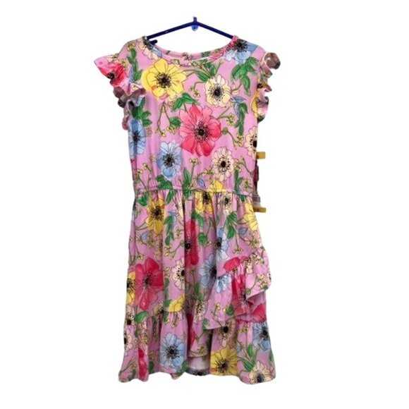 BCBGirls Floral Dress Girls S (7/8) NEW Floral Soft - Picture 2 of 12